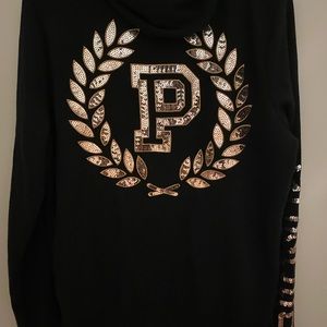 Pink Victoria’s Secret hoodie